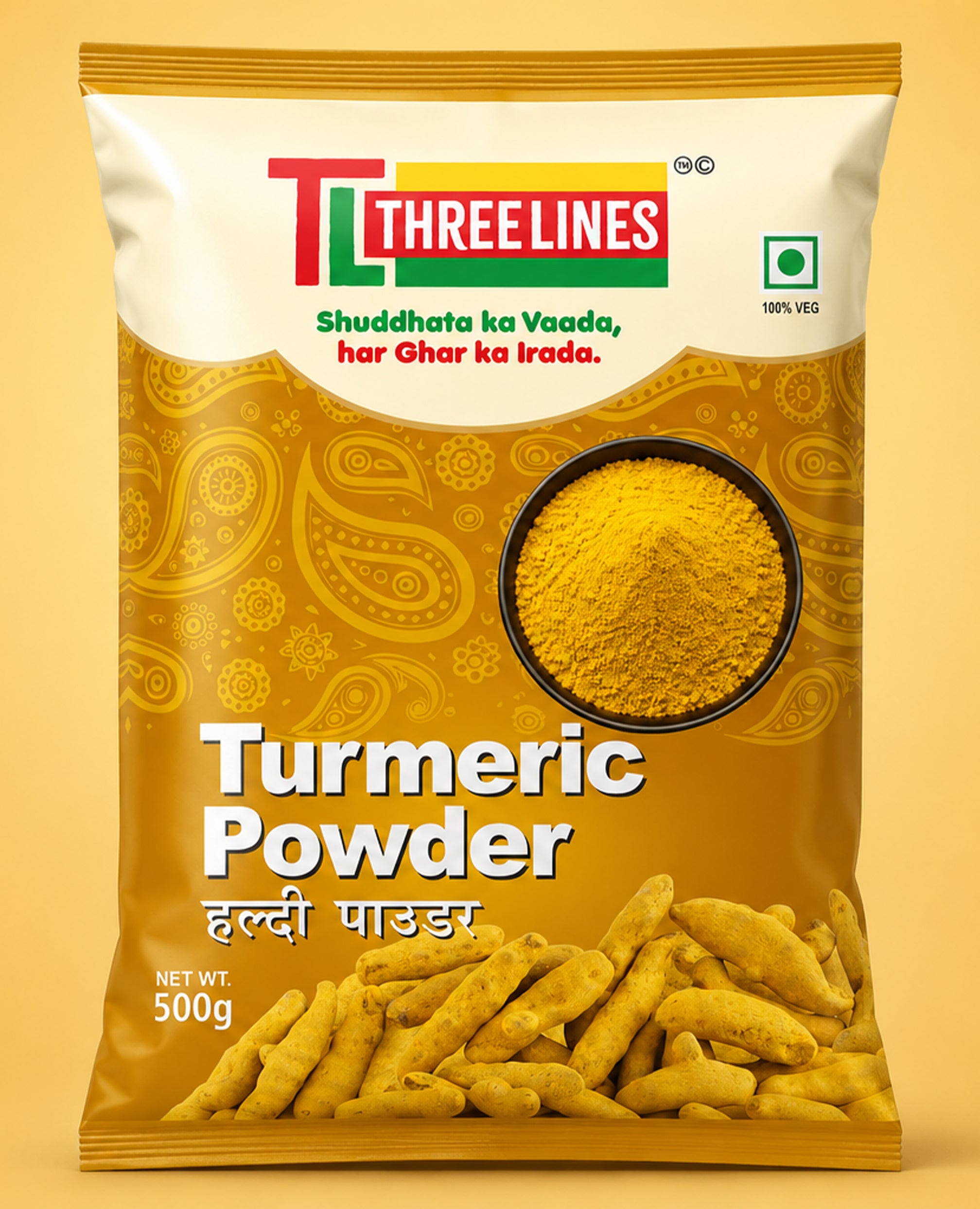 Haldi Powder front pack