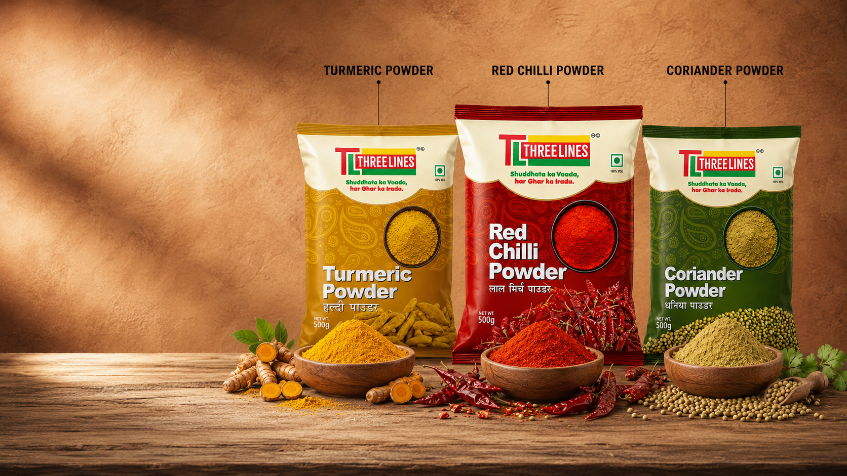 Three Lines spice range
