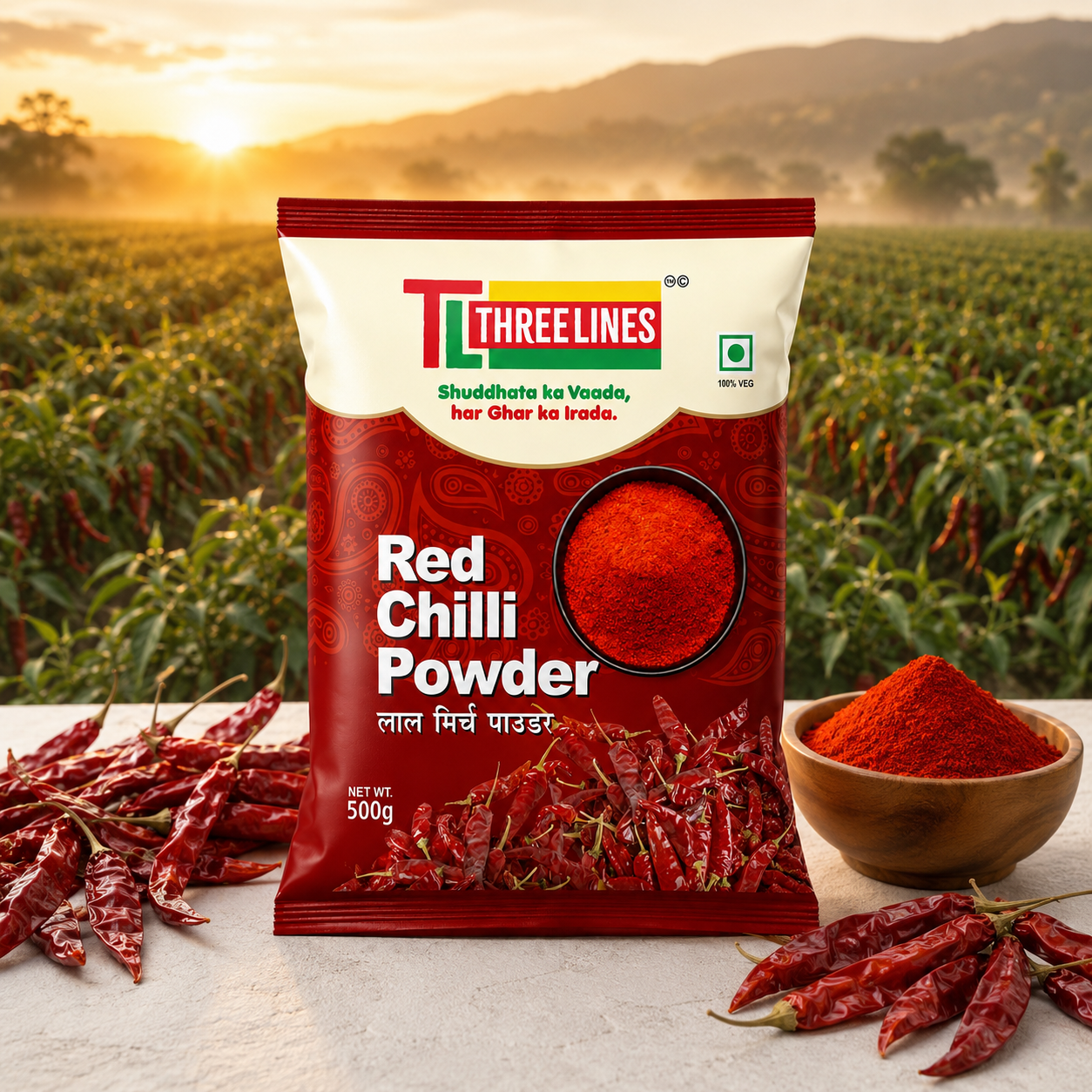 Red chilli farm source